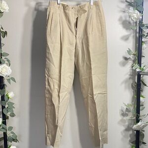 Giorgio Armani Cream Khakis